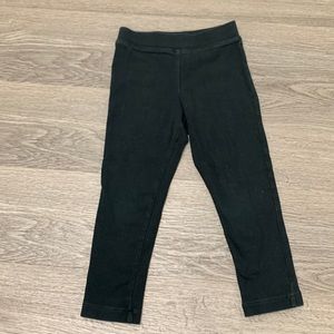 Crewcuts JCrew Girls black leggings - size 3